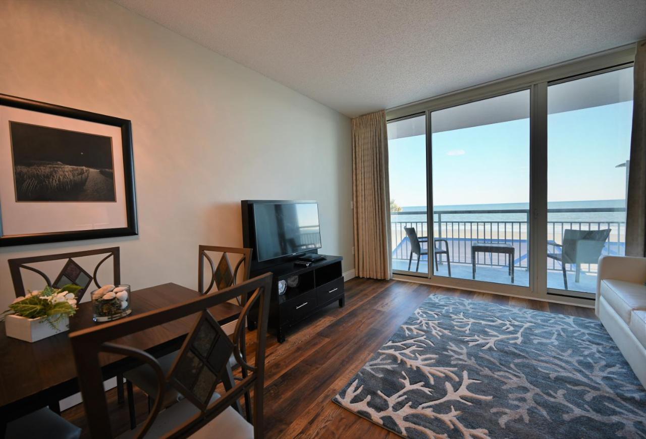 Spectacular Ocean Front Real 1 Bedroom Condo, 2 Ba Myrtle Beach Extérieur photo